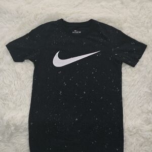 Nike Black Tee with White Swoosh
